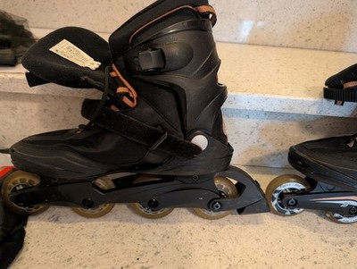 K2 Velocity 4.1 M Fitness-Inline-Skates schwarz/orange Gr. 45 US 11.5 109117