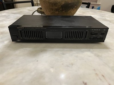 Optimus 31-2025 Ten Band Stereo Equalizer Vintage Audio EQ Spectrum Display 