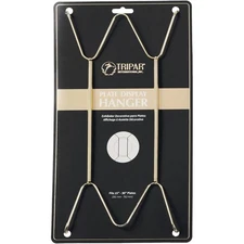 23-1325 Tripar 15 In. to 30 In. Brass Wire Plate Hanger