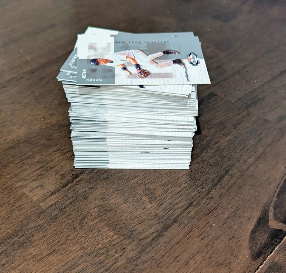 2002 Fleer Box Score Card Lot of 115! HOFers, Numbered, Box Score, and more! - Image 3 of 3