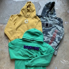 Lot Of 3 Overtime Basketball Pullover Hoodie Sweatshirts Kids Youth Boys Large