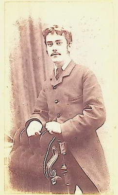 CDV Karte Jüngerer Mann William Shephard Bridport Foto (1071)