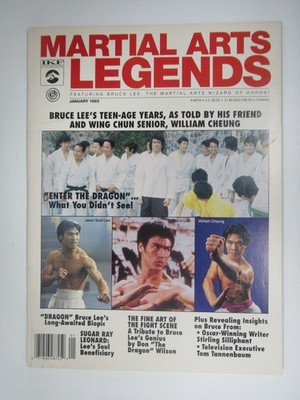 Jan 1993 IKF Martial Arts Legends Bruce Lee Teenage Years - Enter The Dragon