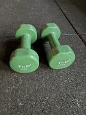 4kg Pair Rubber Dumbbells Fixed Weight Gym Exercise