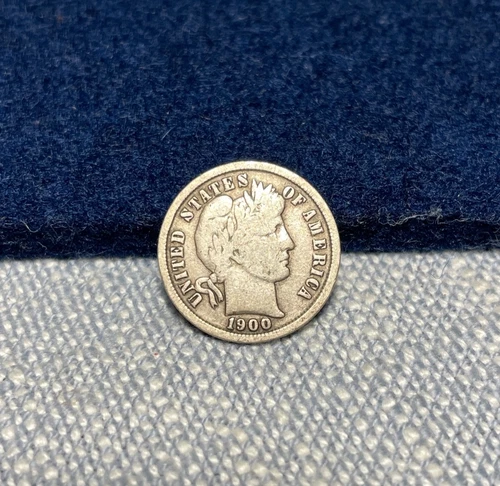 (#102194)  Barber dime.  1900 S  VG+/Fine