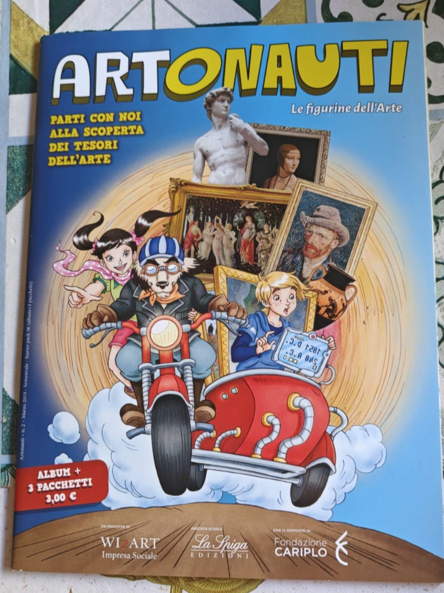 ALBUM ARTONAUTI LE FIGURINE DELL'ARTE,COMPLETO,OTTIMO