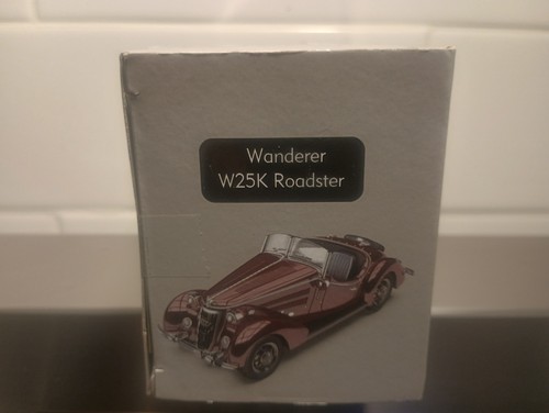 1:32 Audi Wanderer W25K 1936 Roadster Diecast Alloy Toy Car Vehicle Model Black - Picture 5 of 8