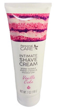  Lot 4  Personal Care Intimate Shave Cream Water Based Vanilla Cake 7 oz Each