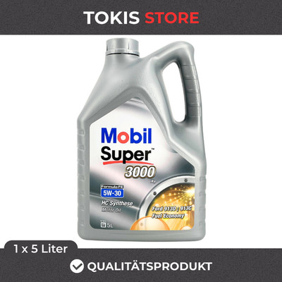 Mobil Super 3000 X1 Formula FE 5W-30 Motoröl 5 L 504/507 Longlife ACEA C3 API SN