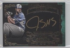 2015 Topps Five Star Golden Graphs Green 14/15 James Shields #GG-JSH Auto 0b0