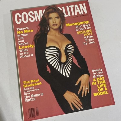 1994 FEBRUARY COSMOPOLITAN MAGAZINE - STEPHANIE SEYMOUR - FRONT COVER -