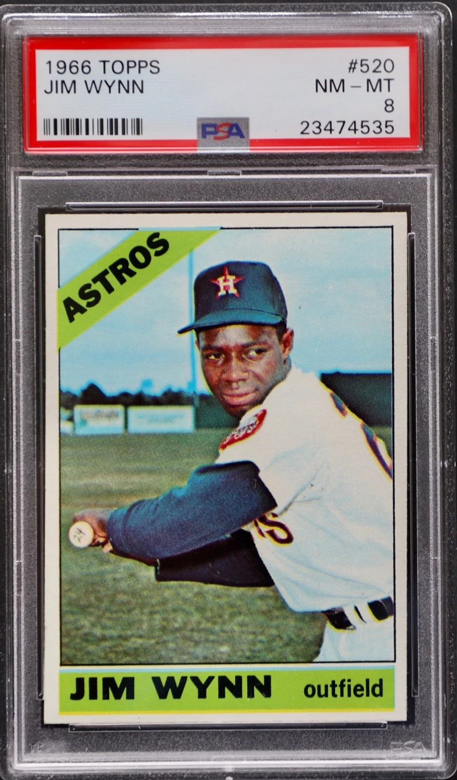 Deal for 1966 Topps Baseball Jim Wynn #520 PSA 8 (NM-MT)