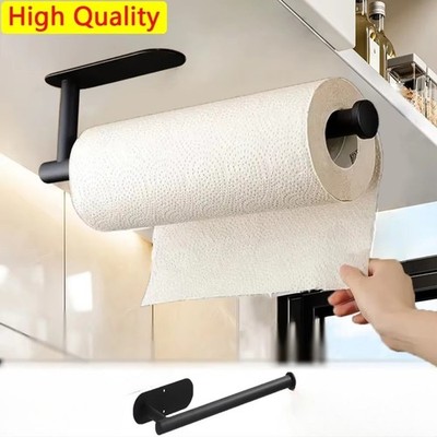 Kitchen Paper Towel Holder Adhesive Tissue Hanger Toilet Roll Paper Holder