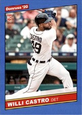 Willi Castro 2020 Donruss 1986 Retro RC #236 Detroit Tigers