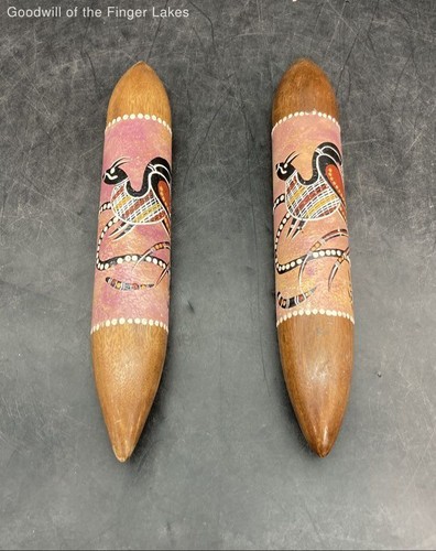 Australian Aboriginal clap sticks bilma
