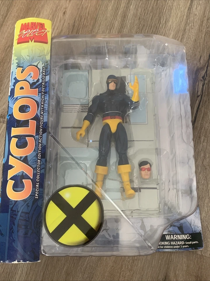 Figura de acción Diamond Select Marvel Comics X-Men Cíclope variante factor X 2010 Foto 2 de 4