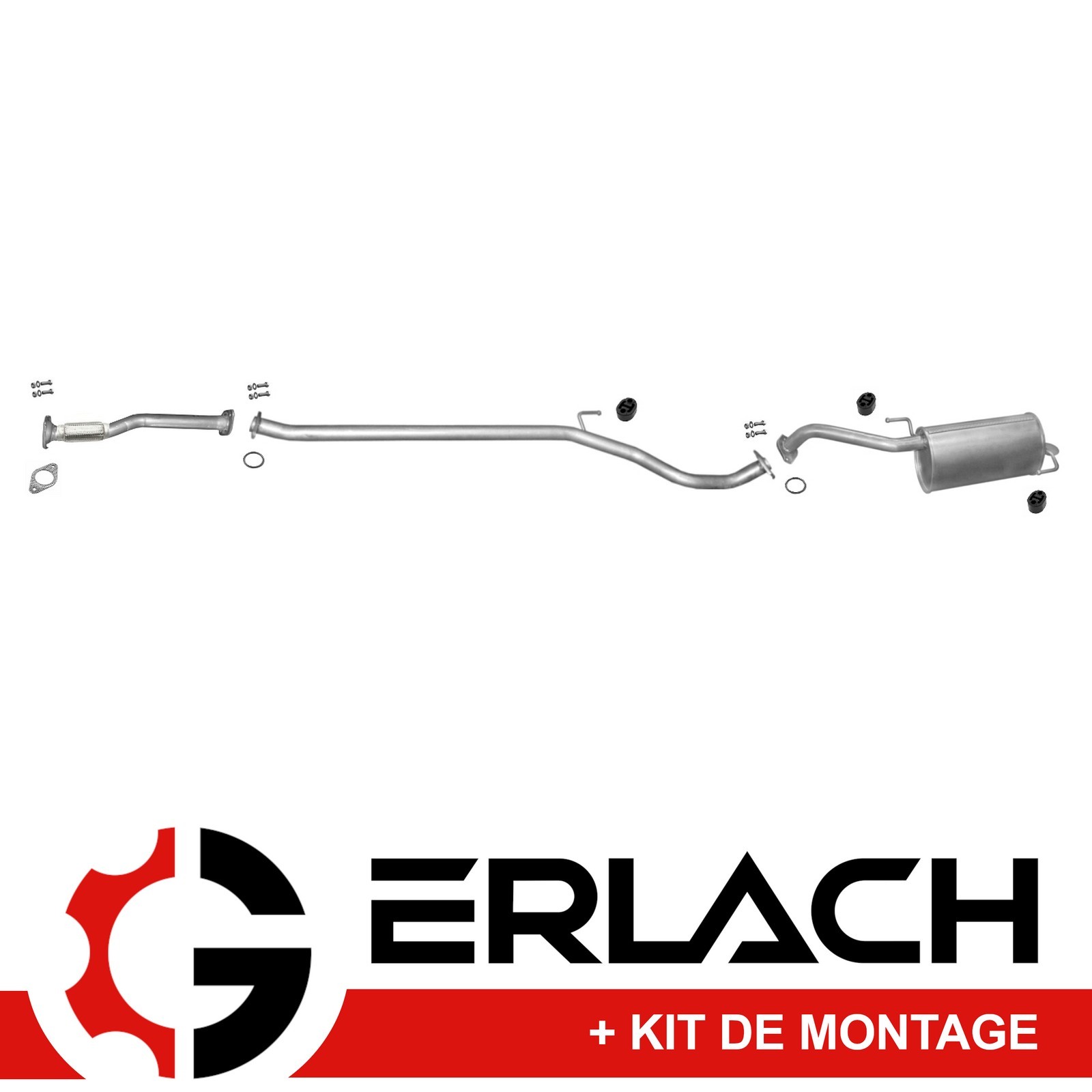 Silencieux echappement pour Nissan Micra III 1.5 dCi 2003-2005