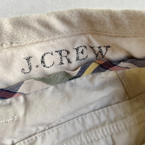 J. Crew Broken-In Cargo Shorts Mens 32 Light Khaki Drawstring Hiking Pockets - Picture 6 of 7