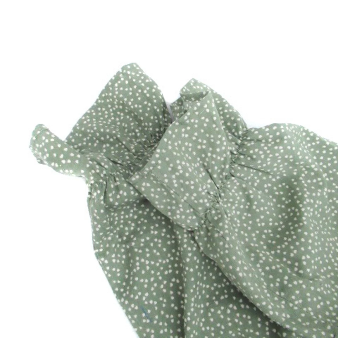 OFF WHITE Majestic Legon pezzo unico manica lunga modello a pois M verde usato6