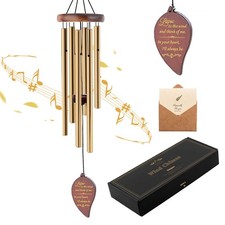 Wind Chimes for Outside, 30" Wooden Sympathy Wind Chimes Memorial Wind Chime ...