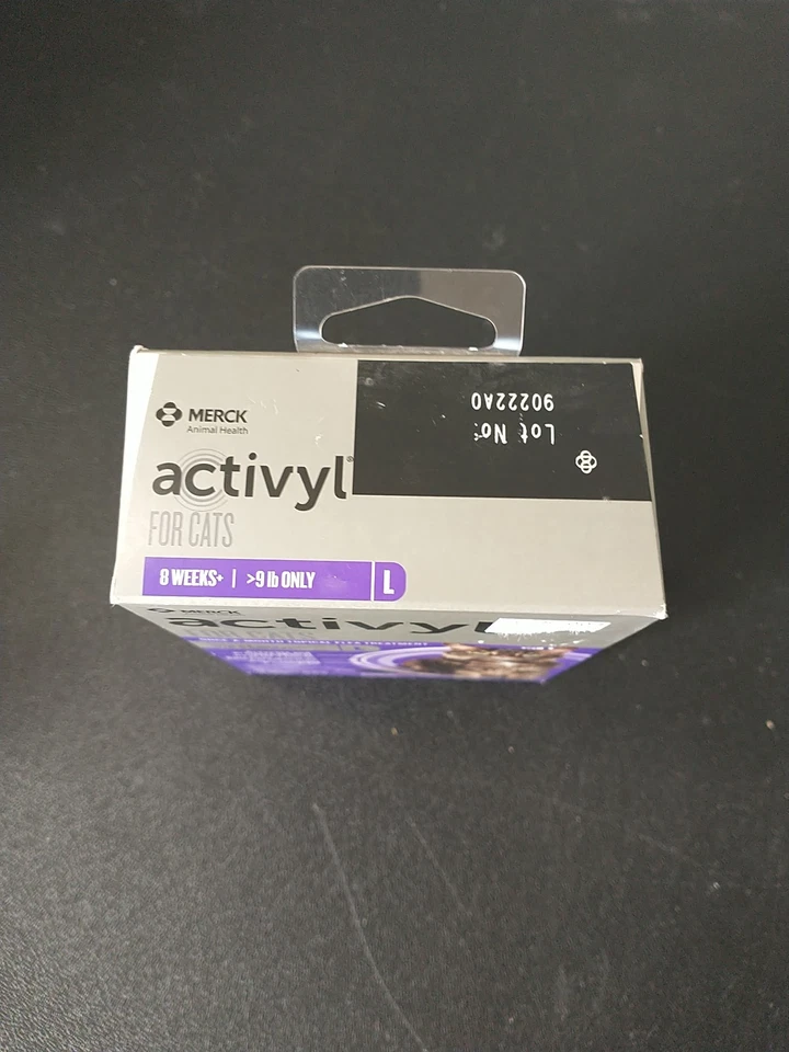 Tratamiento tópico para pulgas y garrapatas Merck Activyl Cat más de 9 libras L 3 meses nuevo Foto 2 de 4