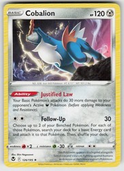 Cobalion 126/195 Silver Tempest Rare
