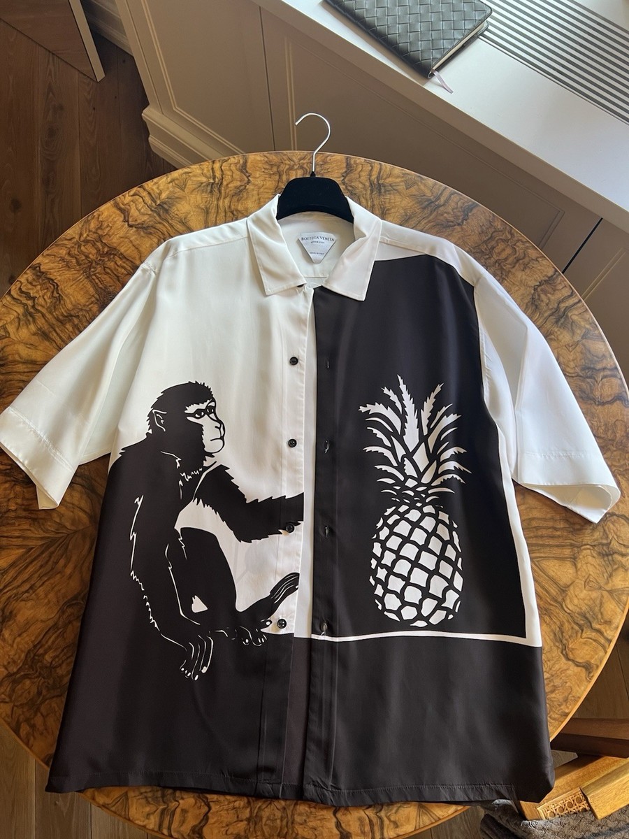 SS20 Bottega Veneta By Daniel Lee Shirt Monkey Print | eBay