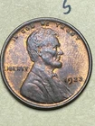 1923 (P) LINCOLN WHEAT CENT, Nice "AU" Almost Uncirculated condition coin, #5