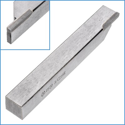 Carbide 216R 16mm Flat Blade Lathe Boring Bar Brazed Tip Turning Groove ...