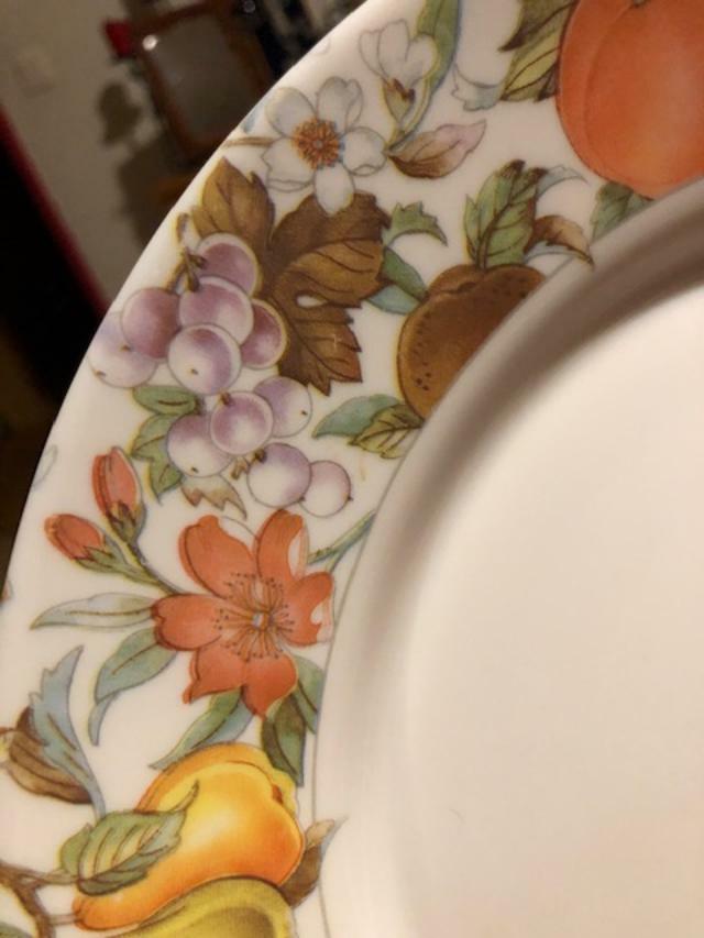 6 Assiettes Plates Arcopal - Grand Format - Occasion Très Bon état