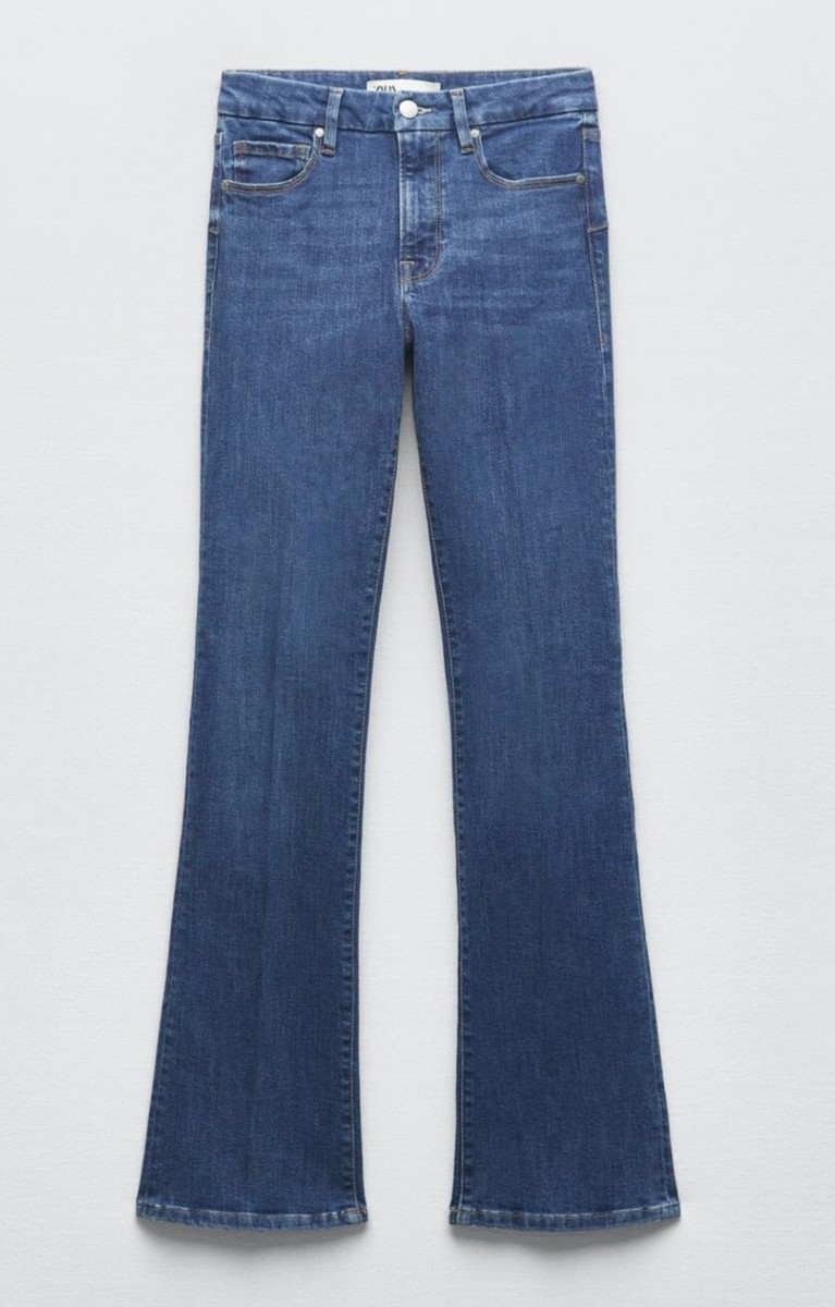 【U LAN】Search cut zipper bootcut denim ZARA HIGH WAIST CONTOUR BOOTCUT SLIM FIT JEANS Size 4 Nwt