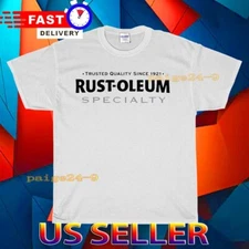NEW SHIRT RUST-OLEUM LOGO T-SHIRT FUNNY AMERICAN USA UNISEX TEE SIZE S-5XL
