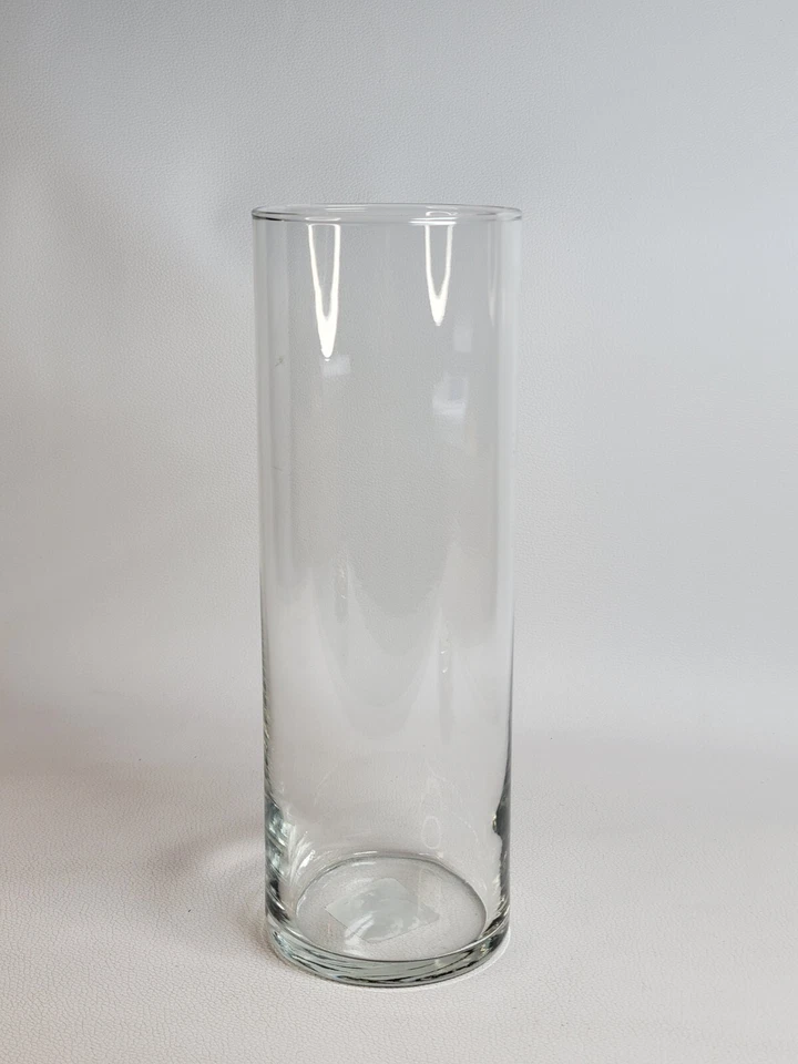 Jarrón alto Libbey, transparente 3,5"x10" hecho en EE. UU. Foto 2 de 4