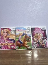 Barbie: Groom and Glam Pups / Jet, Set & Style / Horse Adventure (Nintendo Wii)