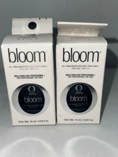 2 new organic nails bloom shiny nail finish gel , slightly damaged box