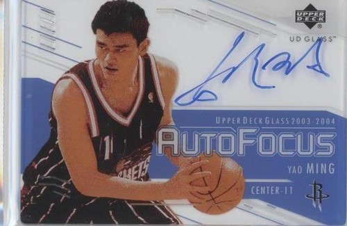 その他 UD GLASS Yao Ming auto 2003-04 UD Glass #19 Yao Ming Card | eBay