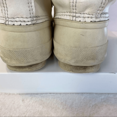 Sorel Manitou Made in Canada Vintage Caribou Winter White Boots Size 9 Vintage 90s Y2k Sorel Manitou Iconic Winter Snow Duck Boots  main image 2