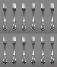 SET OF TWELVE - Oneida Stainless Flatware CHATEAU Dinner Forks NEW