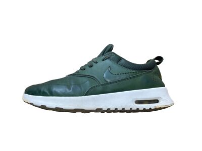 Nike Air Max Thea Premium Leather Carbon Green Shoes Women