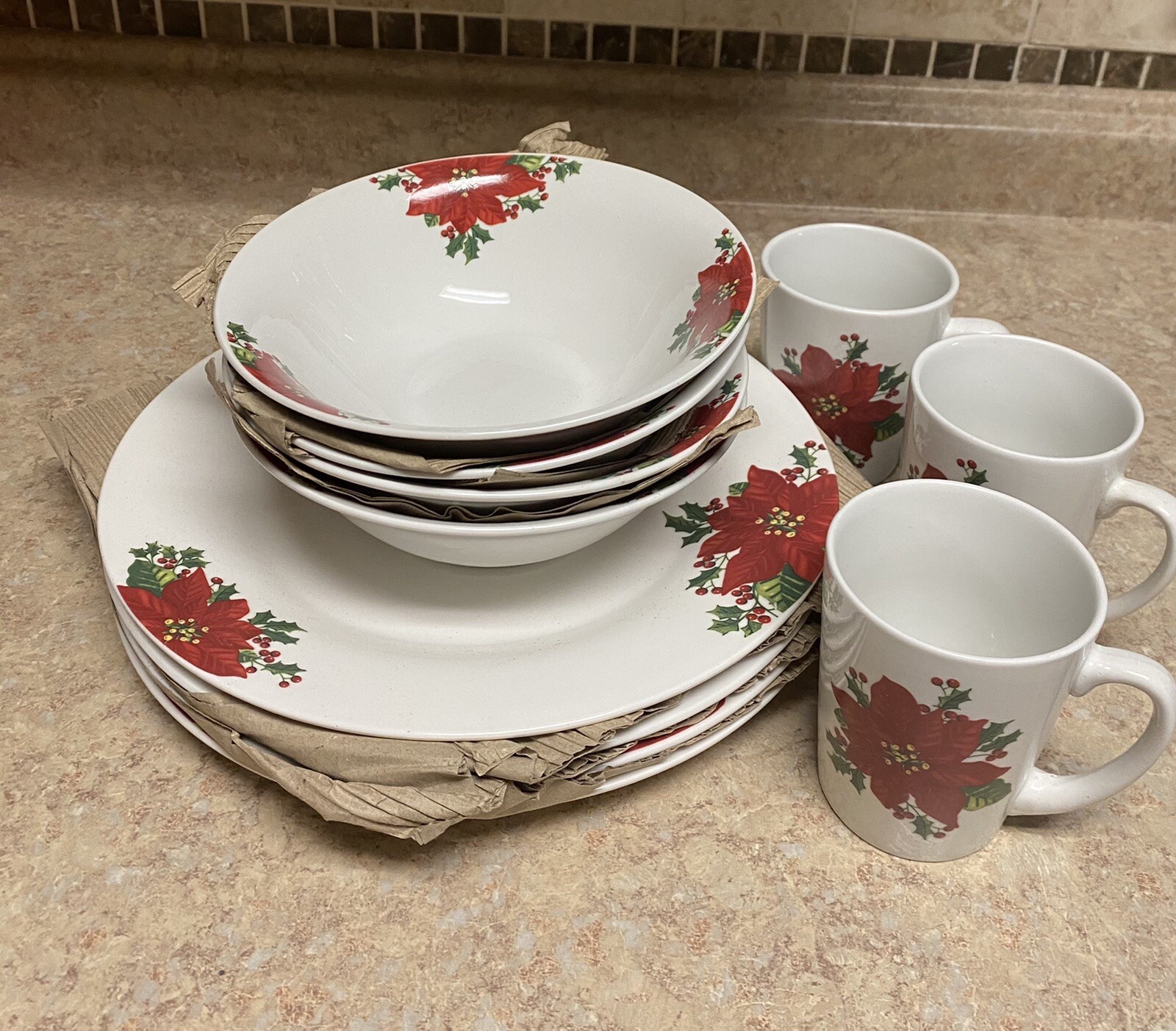 christmas dinnerware eBay