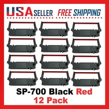 SP-700 x 12 Pack Ribbon Ink BLACK / RED Star SNBC Epson Kitchen Printer SP700