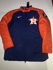 Nike Houston Astros Navy Authentic Collection Dugout Full Zip Jacket Size Small