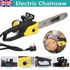 One Handed Wired Pruning Saw Electric Chainsaw 16inch 2500W Logging Pruning Wood