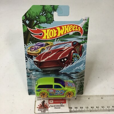 Hot Wheels 2020 Spring Easter V1405 Green CHEVY BOOM BOX VOCETEO SUV 1/64 MIP