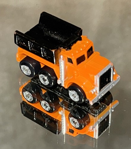 Micro Machines Orange Construction Dump Truck By Galoob VGUC - Picture 2 of 20