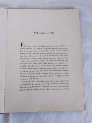 Vintage America Laughs at Punch. Rosenberg & Cole. 1st edition 1953. - Picture 8 of 12