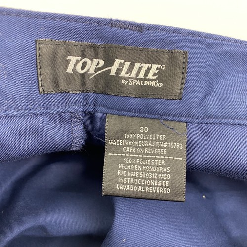 NWT Men's TOP-FLITE By Spalding Size 30 100% Polyester Blue Golf Shorts U17 - Picture 6 of 9