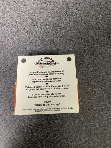 Harley Davidson Triple Platinum Spark Plugs- 32997-01: 719 - Picture 3 of 3