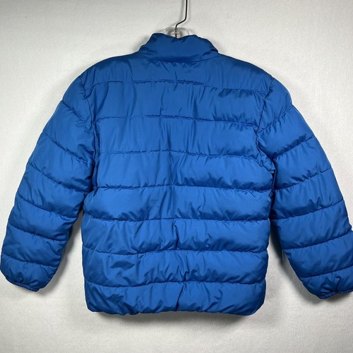 Children’s Place Puffer Jacket Coat Boys YL Large 10-12 Blue Full Zip Warm I - Picture 2 of 6