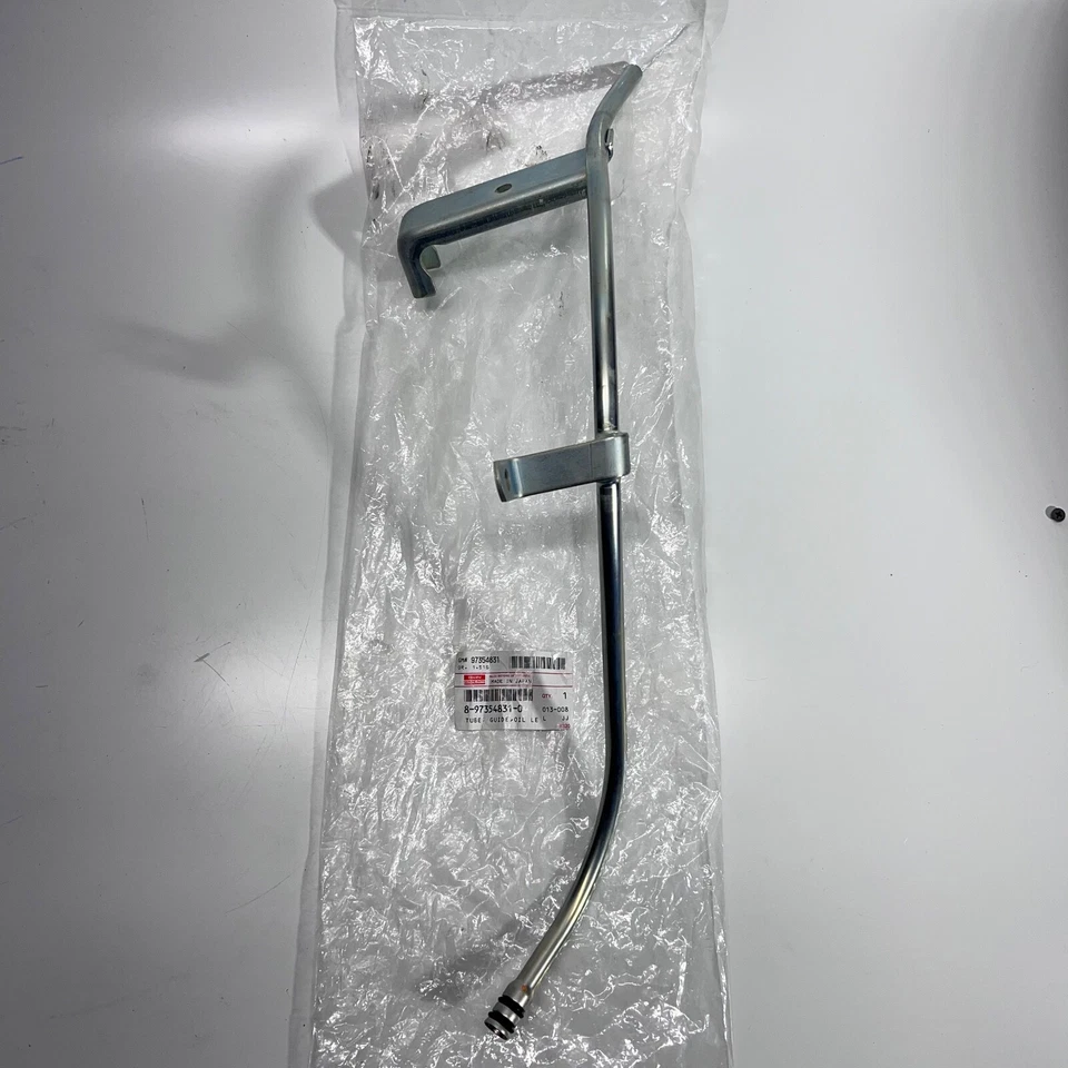 Guía de tubo medidor de nivel de aceite varilla de medición genuina ISUZU NPR NQR 4HE1 4HK1 8973548310 Foto 3 de 4